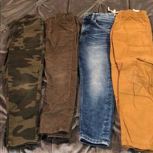 4 pairs of size 7 pants